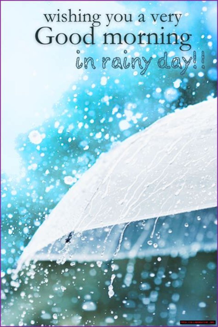 Embracing The Charm Of Rainy Good Morning Images