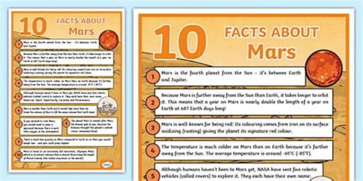 Exploring The Red Planet: Fascinating Facts About Mars