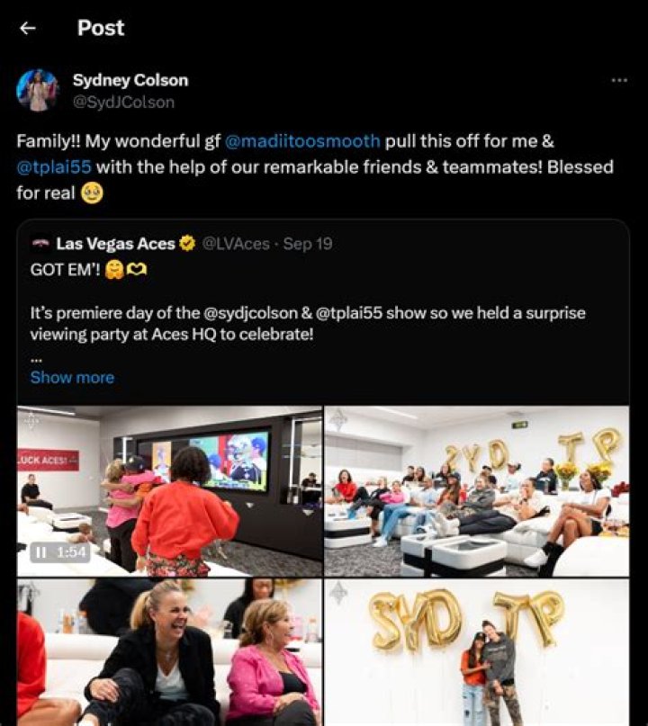 Unveiling The Love Life Of Sydney Colson: Who Is Her Girlfriend?